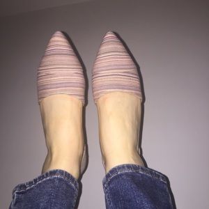 Chinese Laundry d’Orsay multicolor flats Sz 8.5